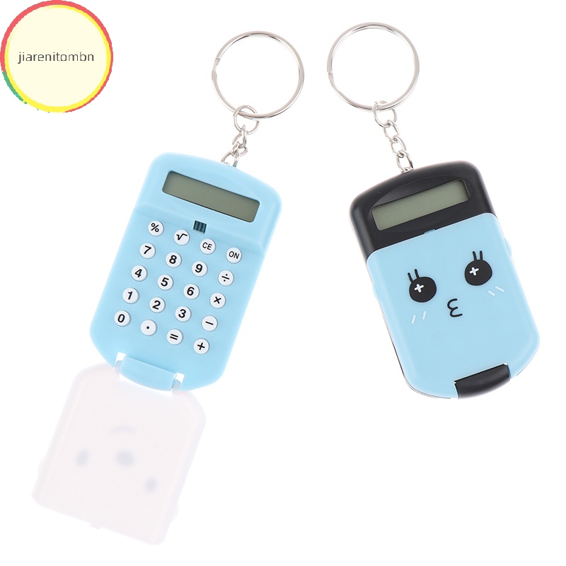 Jiarenitombn kawaii Máy Tính mini Dễ Thương Có Nắp Và Móc Khóa Sáng Tạo Kích Thước Bỏ Túi Dùng Trong Trường Tiểu Học / Văn Phòng vn