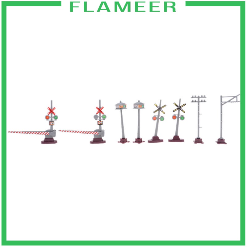 Set 8 Mô Hình Biển Báo Giao Thông Đồ Chơi Cho Bé
