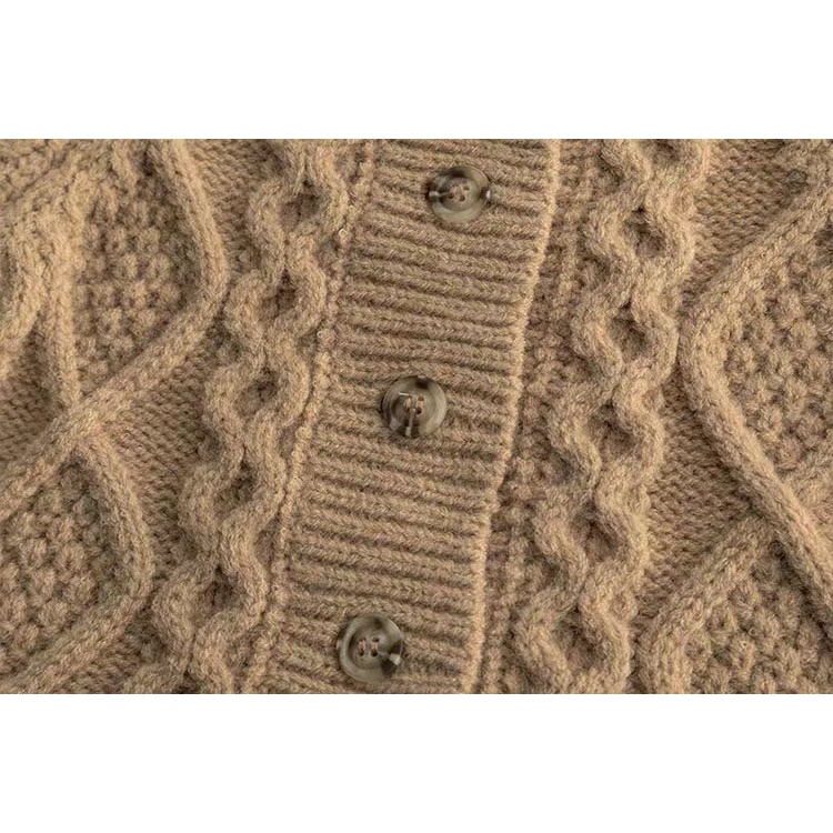 Áo Khoác cardigan Dệt Kim Dày Dặn Thời Trang Thu Đông Cho Bé