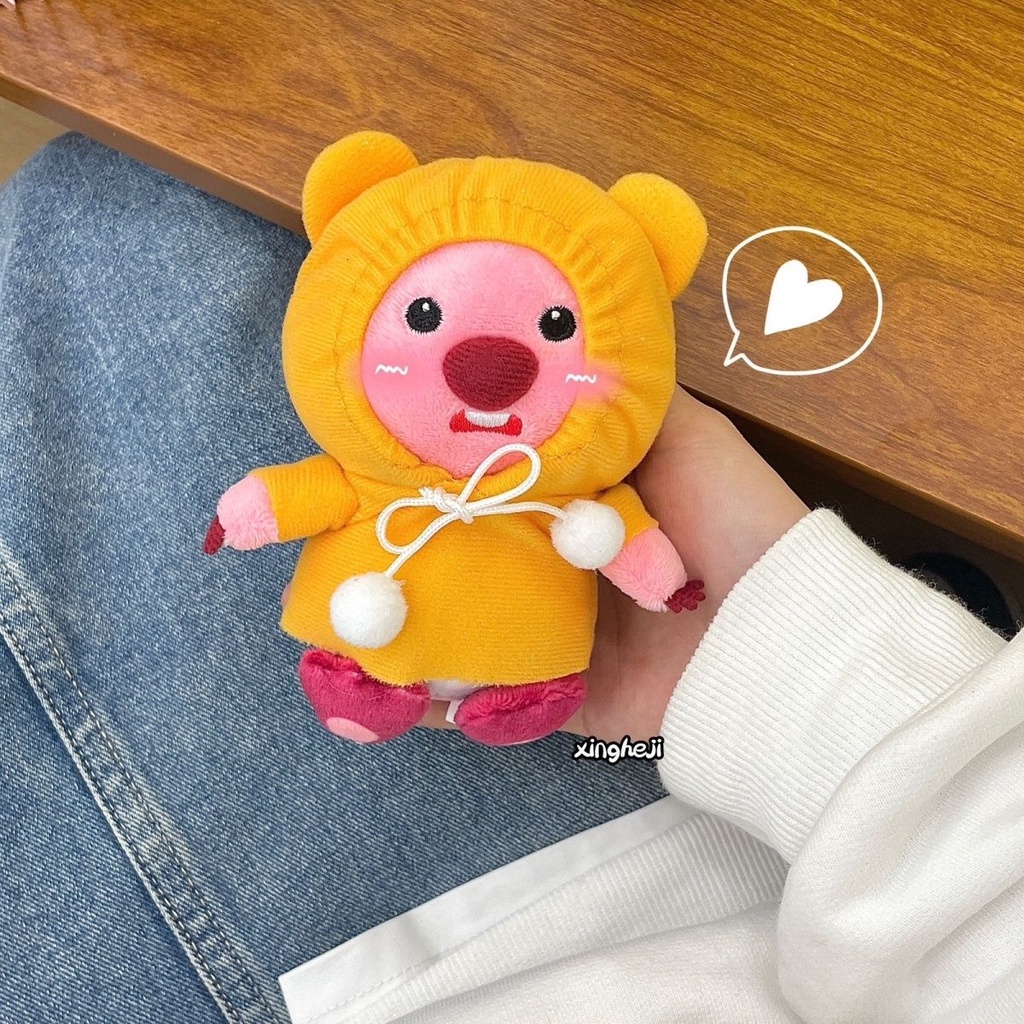 Móc Khóa Hình Thú Nhồi Bông Dễ Thương