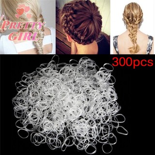 Set 300 Dây Thun Cột Tóc Bằng Cao Su Co Giãn