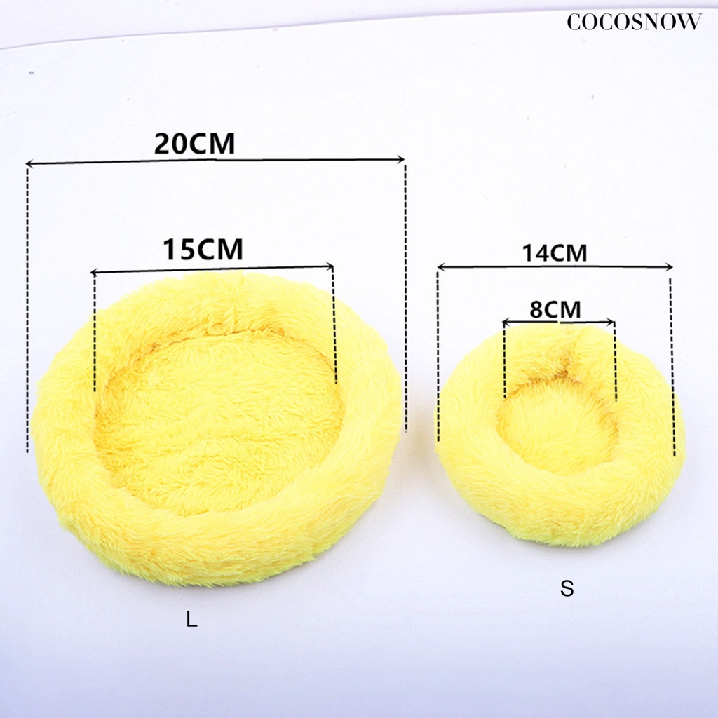 Giường Ngủ Hình Tròn Mềm Mại Co Giãn Tốt Thoải Mái Hình Hoạt Hình Cho hamster