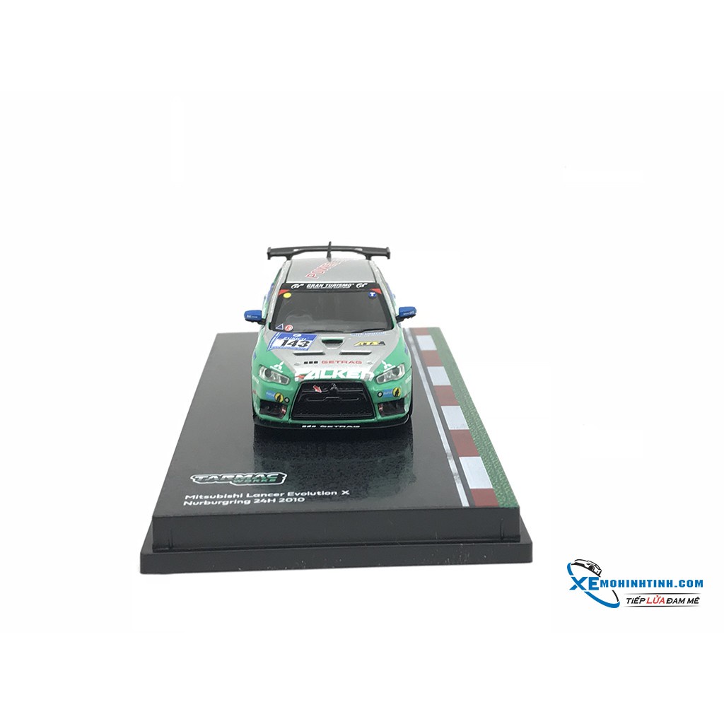 Xe Mô Hình Mitsubishi Lancer Evolution X Nurburgring 24H 2010 Quadder/Bernhart/Matsui/Bade