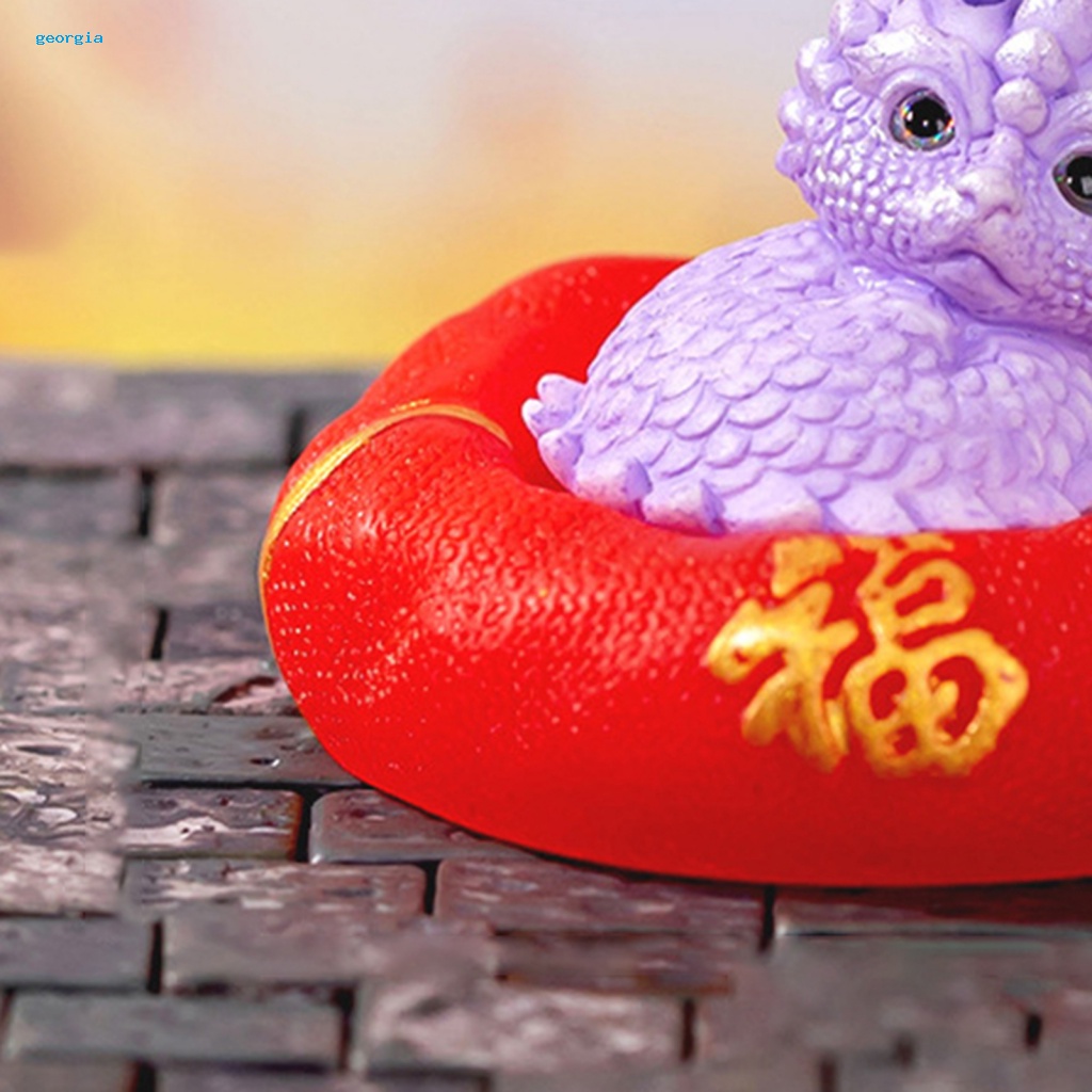 Tượng Rồng Đầy Màu Sắc Trang Trí Bàn Làm Việc / Văn Phòng