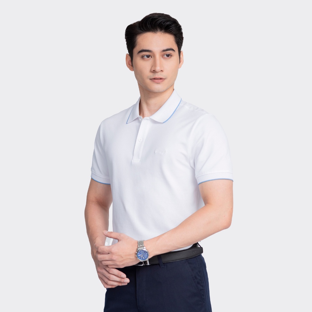 Áo polo nam ngắn tay Aristino phom Regular fit suông nhẹ, chất liệu cotton thoáng mát, thấm hút tốt - APS167S3