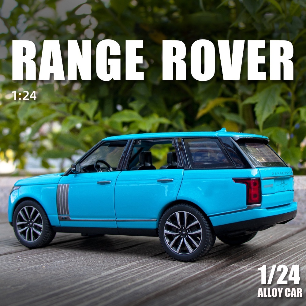 Mô hình xe ô tô kim loại Range Rover Toyzone bản kỷ niệm 50 năm kèm 1 nhân vật
