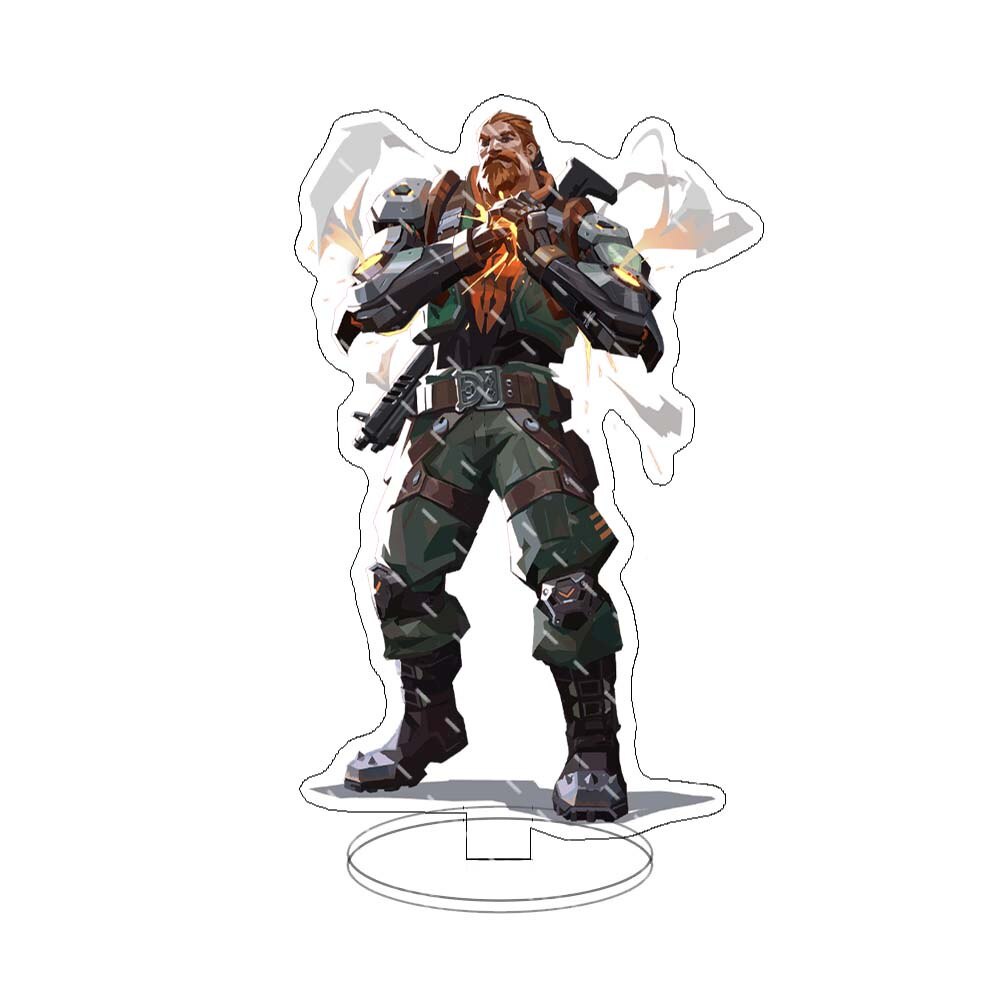 Mô hình Standee Game Figure Valorant Sage Killjoy Jett Sova Cypher Raze Cosplay Acrylic Phụ kiện trang trí decor để bàn