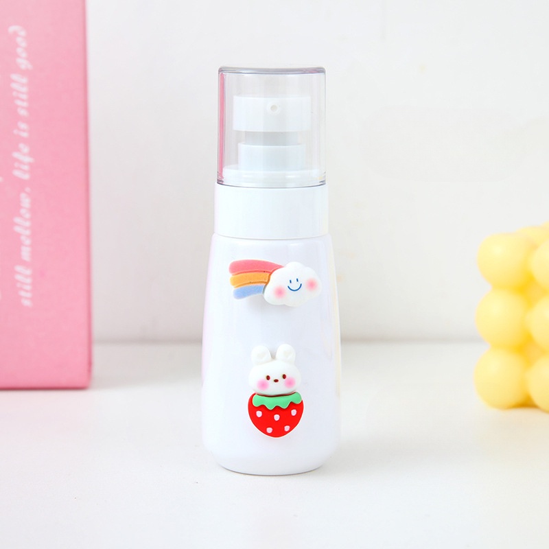 Chai Rỗng 60ml Dạng Xịt Đựng Mỹ Phẩm Họa Tiết Hoạt Hình Xinh Xắn