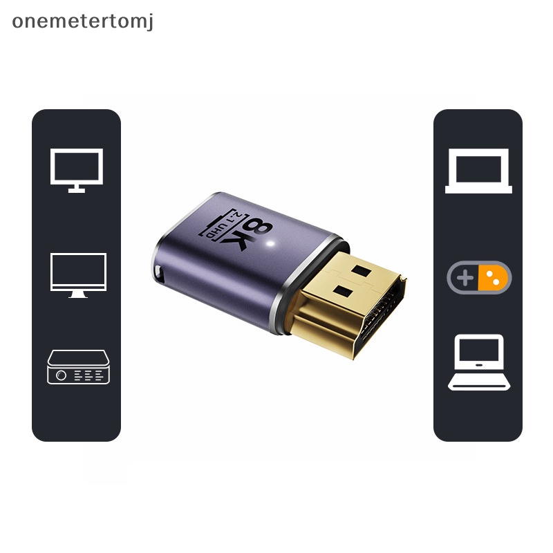 Onemetertomj Đầu Nối hdmi 90 Độ Góc Phải 270 Độ 4k hd Cho hdtv ps4 lptop tv box