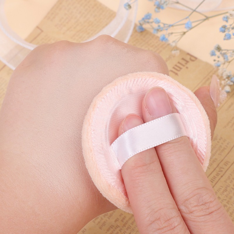 Bông Mút Trang Điểm / Bông Phấn Khô / Phấn Nén Mềm Mại / Phấn Má Hồng Hai Mặt Dành Cho Nữ