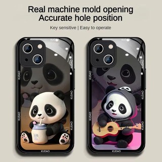 Ốp Điện Thoại Kính Cường Lực Hình Gấu Trúc Cho realme 8 5g 9 10 pro plus 11 4g 11 pro 9 pro oppo reno 8 pro edge