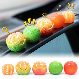 Mô hình trái cam 3d mini dễ thương bằng nhựa resin trang trí nhà cửa / bàn làm việc