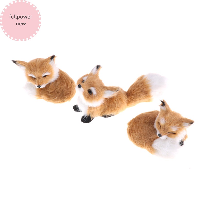 Fullpowernew Mô Hình Cáo Giả Bằng poly Đồ Chơi Trang Trí Nội Thất