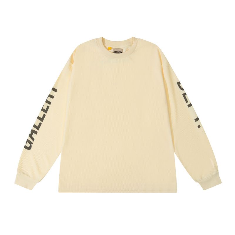PWMN Gallery Letter Dept slogan printed long sleeve Ouyang Nana High Street fashion retro couple base shirt autumn