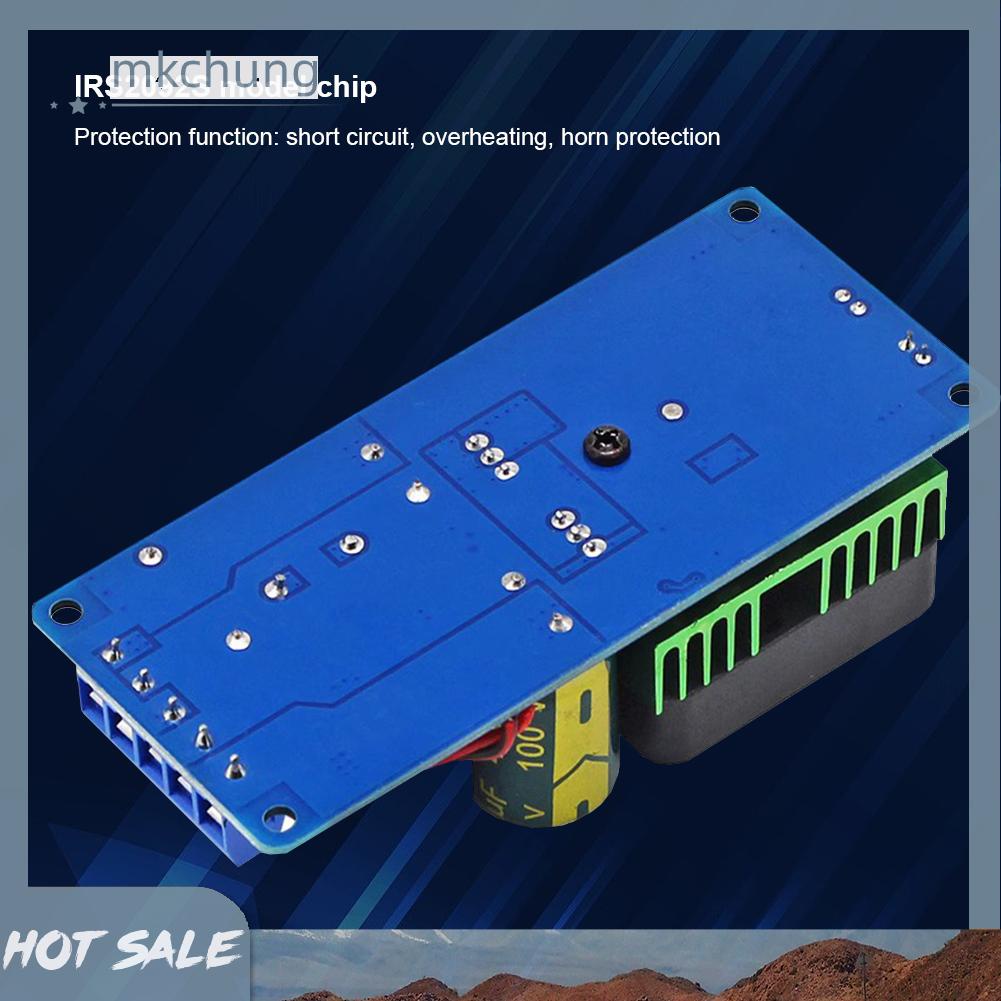 Bảng Mạch Khuếch Đại Nguồn Điện hifi irs2092 Kênh Kép Cho Loa subwoofer Xe Hơi