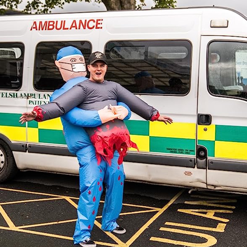 Bộ Đồ Bơm Hơi Hóa Trang halloween Kinh Dị Cho Nam Và Nữ