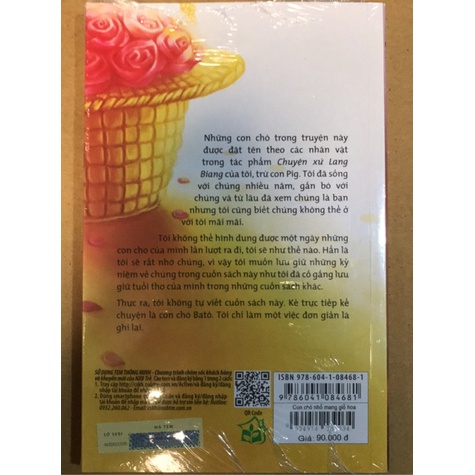 Sách Con chó nhỏ mang giỏ hoa hồng