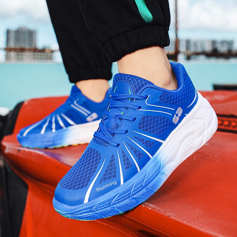 Running shoes Giày đôi Giày chạy marathon đường dài Giày thể thao giảm xóc nam và nữ Size 36-45