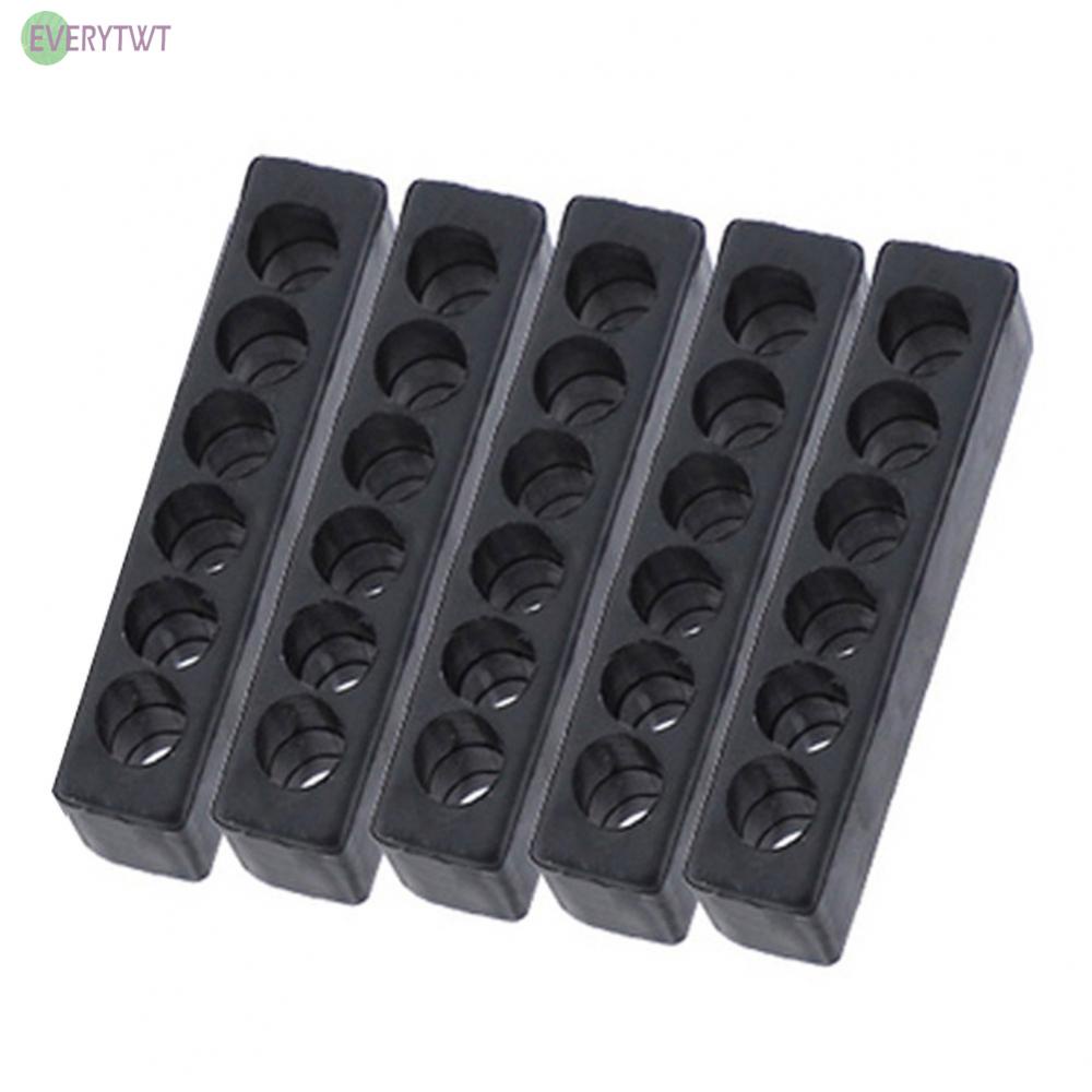 ⭐NEW ⭐Hex Shank Bit Storage Rack with 6 Holes for 5 Screwdriver Bits Minimalist Design
