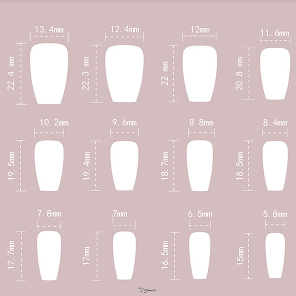 Đen Móng Tay Giả Múa Ba Lê Mỏng Màu Đỏ gradient