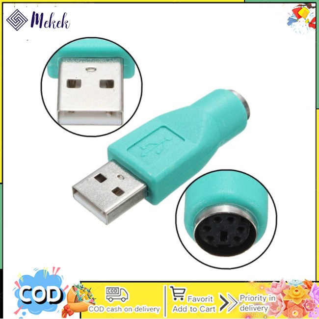 Đầu Chuyển Đổi usb Sang ps2 usb Cho ps2 Máy Tính Bàn
