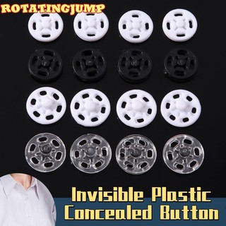 Bộ 30 Nút Bấm Bằng Nhựa abs Trong Suốt Chống Chói Dùng May Túi Xách / Áo Khoác / Áo Sơ Mi diy