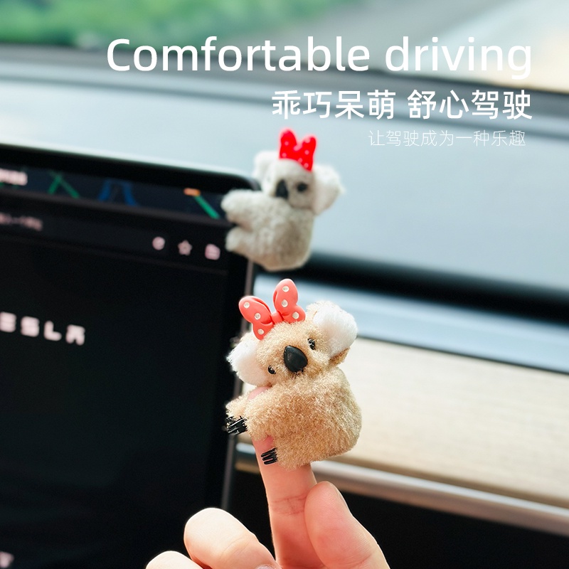 Phụ Kiện Trang Trí Nội Thất Xe Hơi Hình Gấu koala Dễ Thương Mới 2023