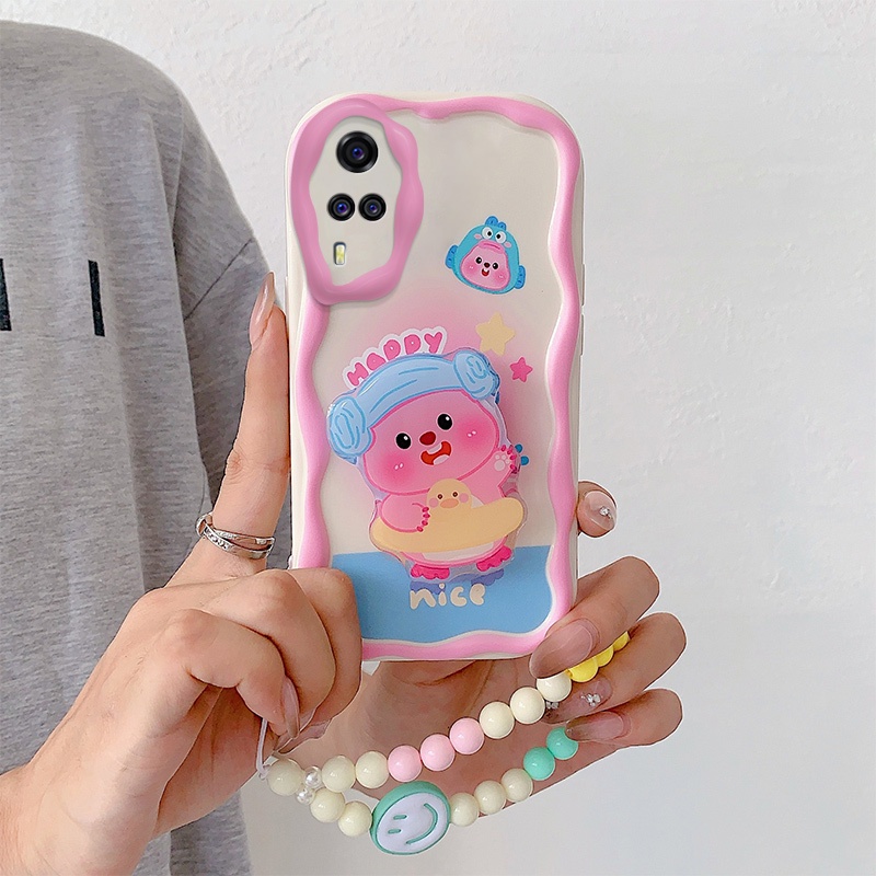 Ốp lưng vivo y51 2020 / y51a / y53s / y31 / y33 Dễ Thương Ốp Điện Thoại Chống Sốc Hình Búp Bê 3d Thời Trang Cho vivo y51 2020 / y51a / y53s / y31 / y33