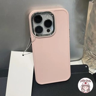 Ôp Điện Thoại tpu Dẻo Màu Hồng Bóng Bảo Vệ Camera Cho iphone 15 pro 14 13 12 11 pro max x xr 7plus Ốp