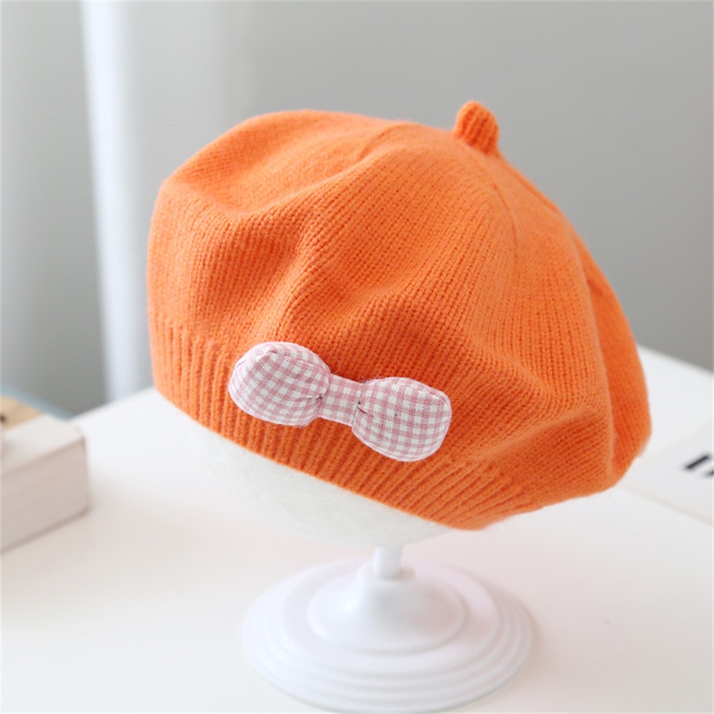 Mũ trẻ em Mũ ấm Phụ kiện đan mũ nồi dệt kim thời trang Mũ nồi thoải mái Mũ móc bền Mũ nơ Mũ len Mũ len