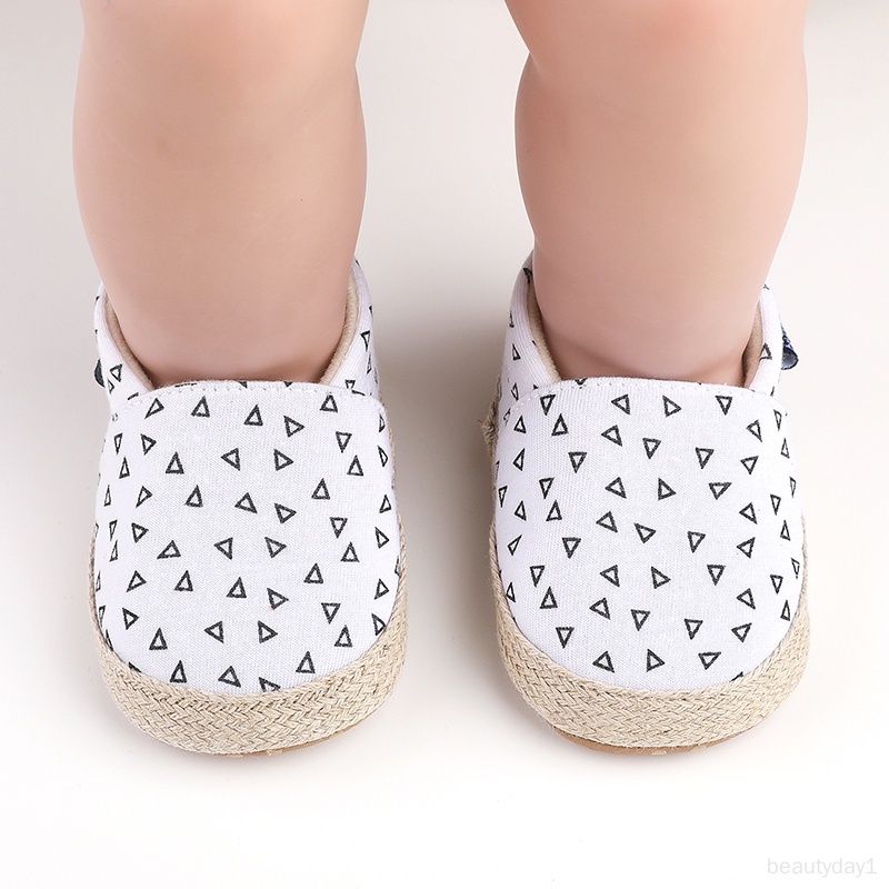 Giày Đế Mềm Chống Trượt Thoải Mái In Họa Tiết retro Đơn Giản Cho Bé