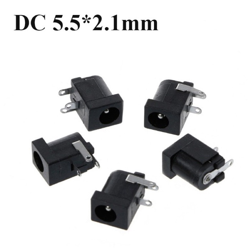 [Combo 5 cái] Jack nguồn DC 5.5x2.1mm hàn mạch
