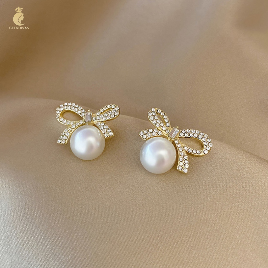 Đôi Bông Tai Ngọc Trai Sang Trọng Cho Nữ