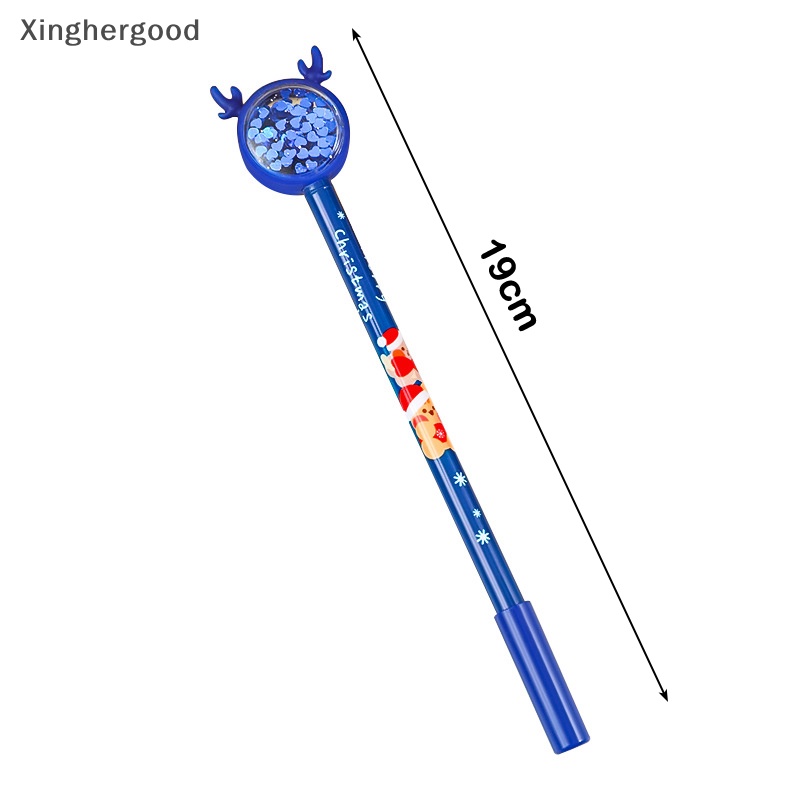 Xinghergood Bút Mực gel Hình Tuần Lộc Giáng Sinh Nhiều Màu Dễ Thương Cho Trẻ Em