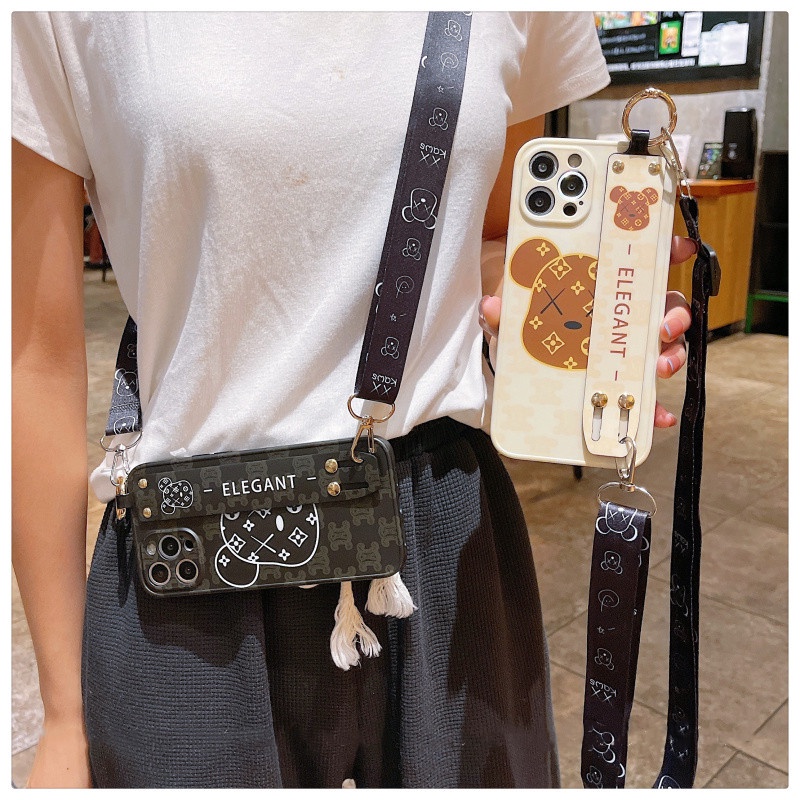 Hoạt Hình Ốp Điện Thoại tpu Mềm Có Dây Đeo Cho iphone 15 14 13 11 12 pro max 12pro 13pro 14pro 14plus 15pro 13promax 14promax 15promax