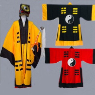 (Có sẵn) Trang phục Pháp sư đạo sĩ, bộ quần áo pháp sư Lâm Chánh Anh nhiều màu sắc