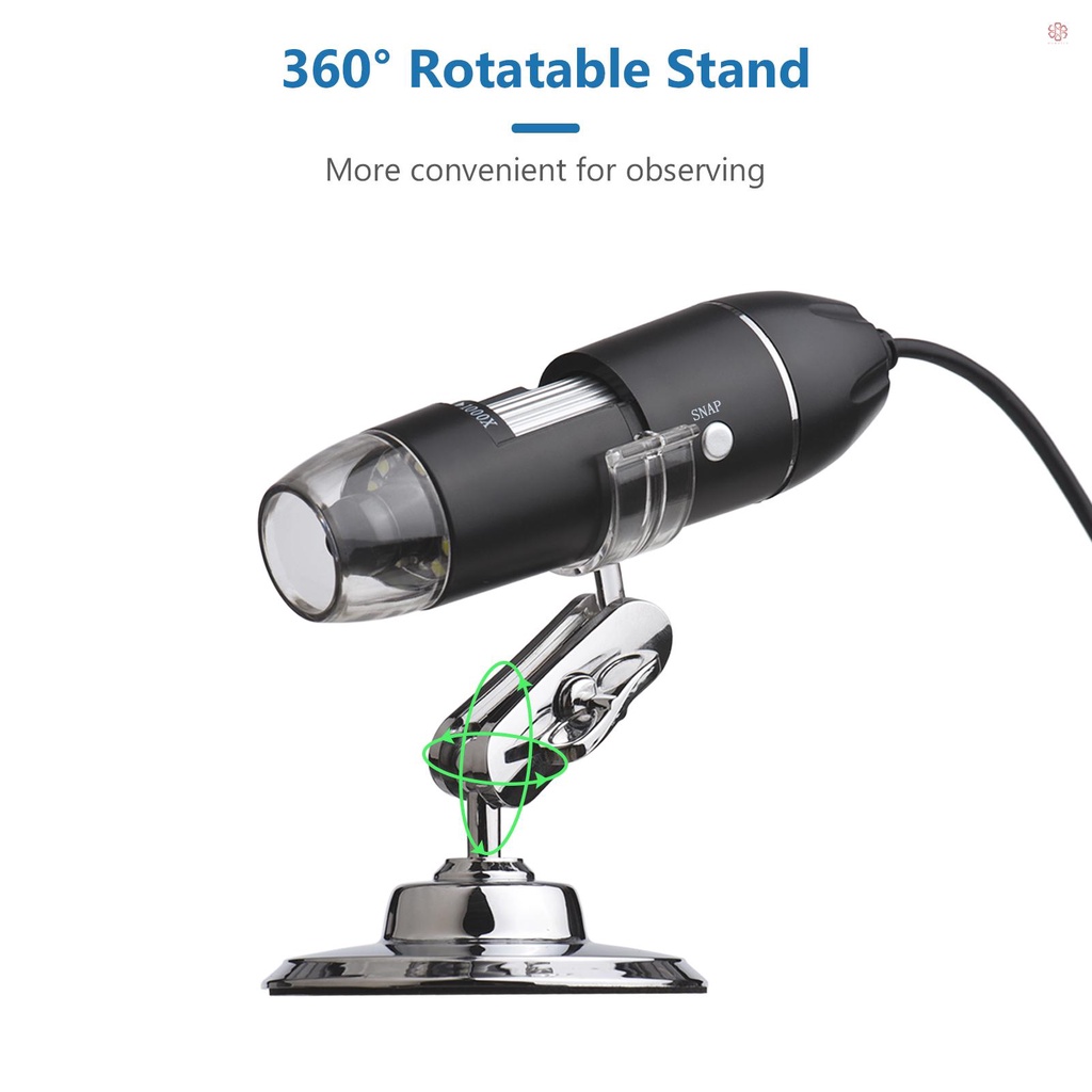 Kính Hiển Vi Kỹ Thuật Số 1000x usb mini Cầm Tay Cho laptop Máy Tính Để Bàn