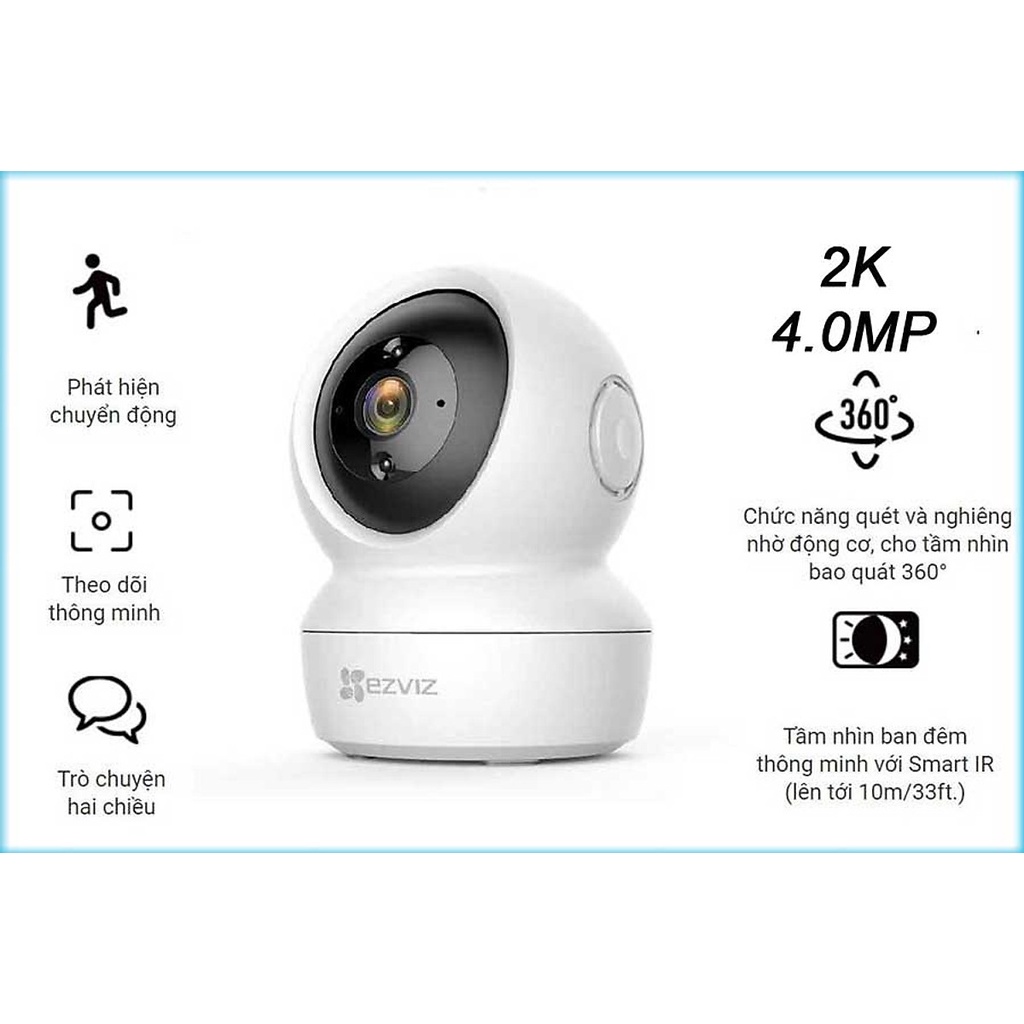 Camera IP Wifi quay quét thông minh EZVIZ C6N 2.0 4.0MP