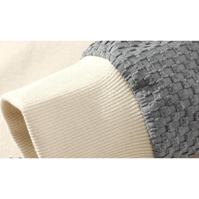 Áo Sweater Cổ Tròn Tay Dài Thêu Họa Tiết Màu Sắc Tương Phản Thời Trang Mùa Thu Cho Nam Giới Có size m-4xl2022