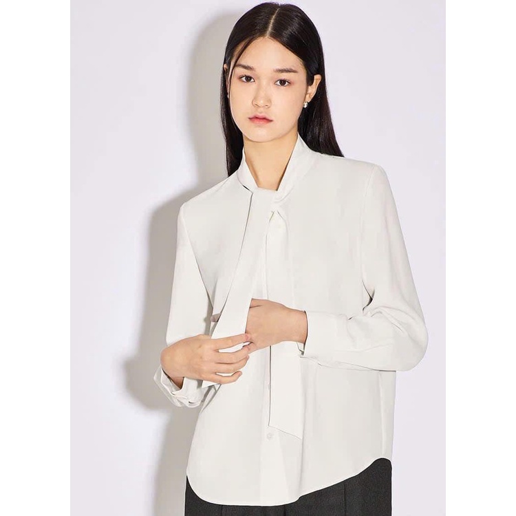 Áo so mi nơ cổ xuất hàn