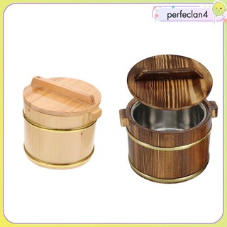 Thùng gỗ đựng gạo / sushi nấu ăn tiện dụng cho gia đình