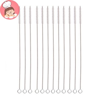 Yanca cọ vệ sinh ống hút 17cm bằng inox tiện dụng
