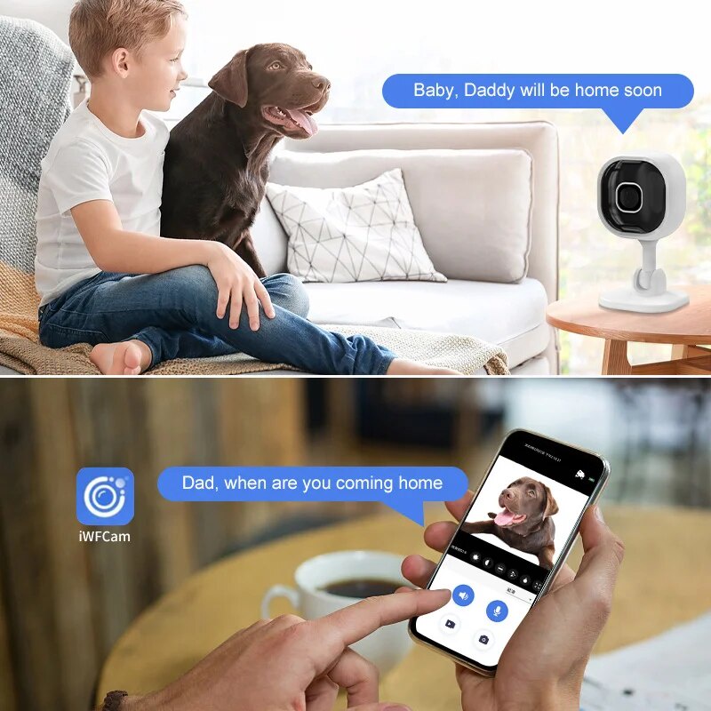 Camera An Ninh a4 wifi ip 1080p Theo Dõi Trẻ Em