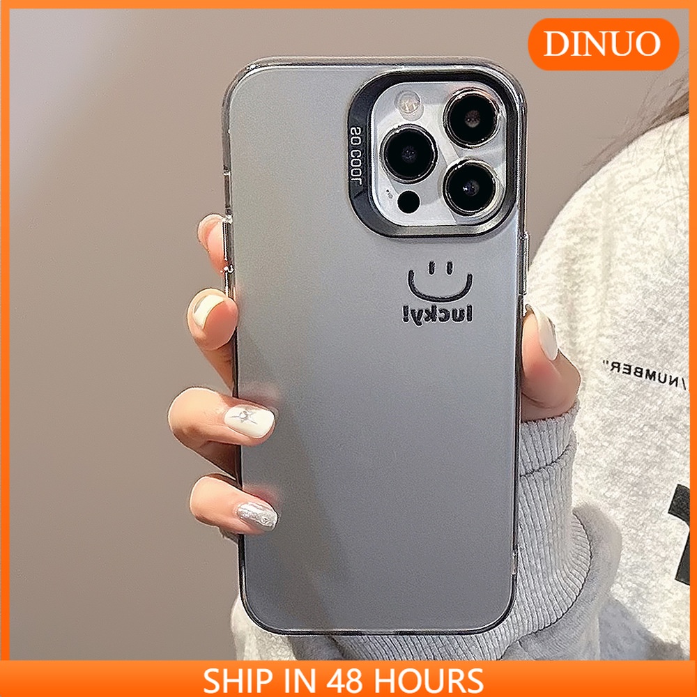 ỐP LƯNG IPHONE Ốp Điện Thoại Vẽ Phác Thảo Hình Mặt Cười Cho iphone15 / 14promax / 13 / 12 / pro / promax / 11/-DINUOTX