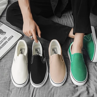 Giày lười vải kiểu Vans classic - Chất liệu vải bố đế cao su thoáng khí êm mềm chống trơn - Mã SP 792