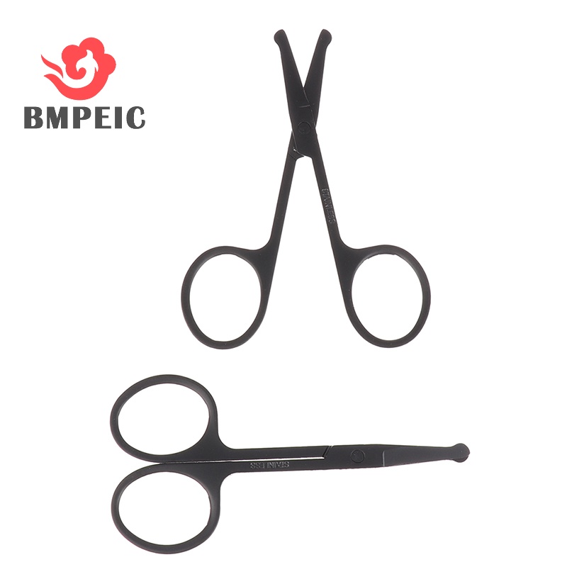 1 Kéo cắt tỉa lông mũi / lông mày BMPEIC bằng thép không gỉ