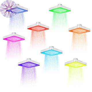 Đầu vòi hoa sen có đèn led thay đổi màu sắc 7 màu 6 inches qjc8353