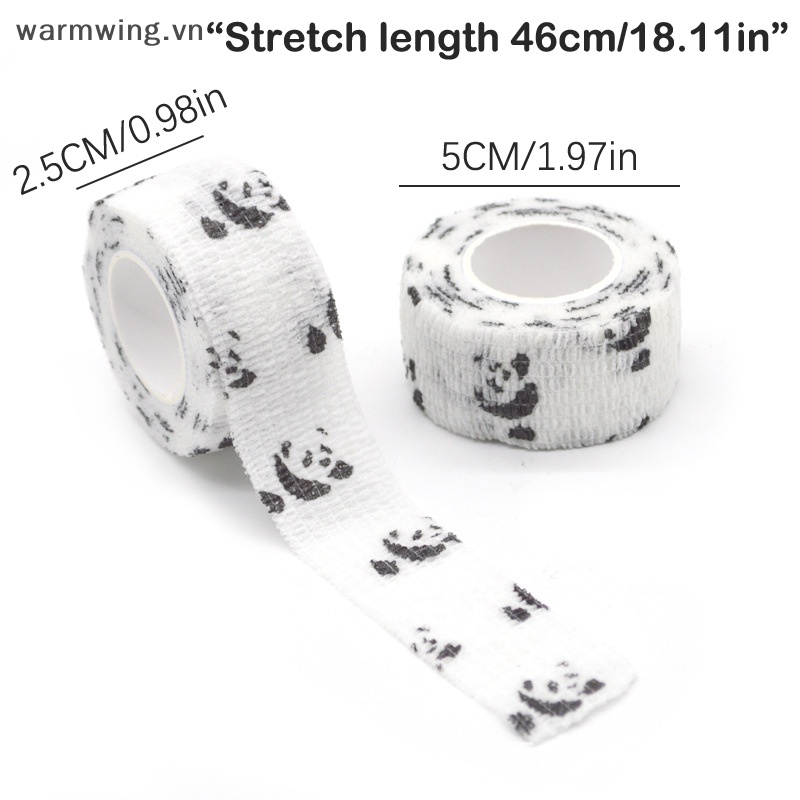 1 Cuộn Băng Quấn Ngón Tay Tự Dính Bằng Vải Không Dệt In Hình Cánh Thiên Thần Ấm Áp Co Giãn Dành Cho Học Sinh vn