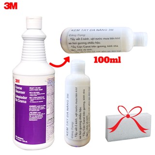 Kem tẩy đa năng 3m ,tẩy ố kính xe ,vệt nước ,tẩy cặn canxi gương kính 100ml