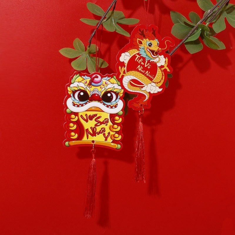 Set 6 Phụ Kiện Treo Trang Trí Năm Mới Phong Cách Trung Hoa